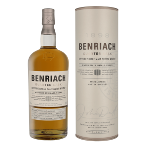 Benriach Quarter Cask Peated 1ltr Single Malt Whisky + Giftbox