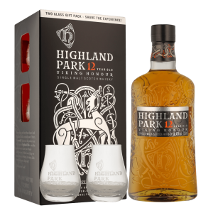 Highland Park 12 Years + 2 glazen 70cl Geschenkverpakkingen