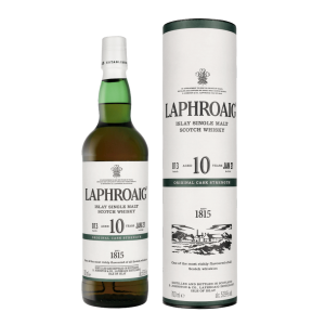 Laphroaig 10 Years Cask Strength Batch 13 70c Single Malt Whisky + Giftbox