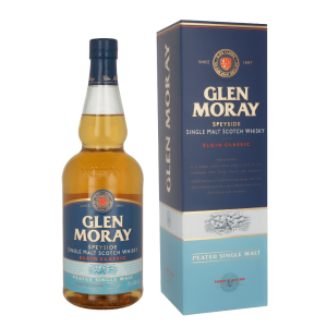 Glen Moray Peated 70cl Single Malt Whisky + Giftbox