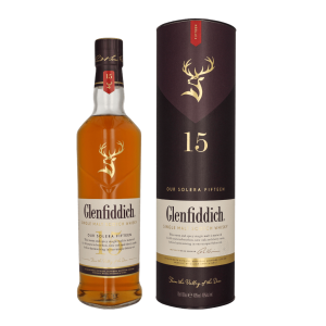 Glenfiddich 15 Years Unique Solera 70cl Single Malt Whisky + Giftbox