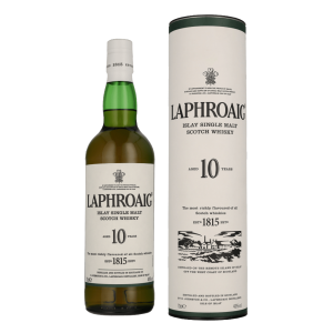 Laphroaig 10 Years 70cl Single Malt Whisky + Giftbox