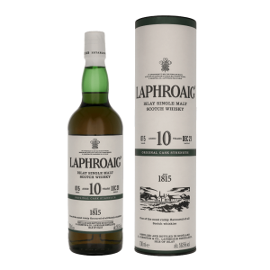 Laphroaig 10 Years Cask Strength Batch 15 +GB 70cl Single Malt Whisky