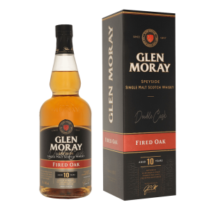 Glen Moray 10 Years Fired Oak 70cl Single Malt Whisky + Giftbox