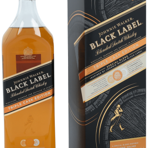 Johnnie Walker Black Triple Cask 1ltr Blended Whisky + Giftbox