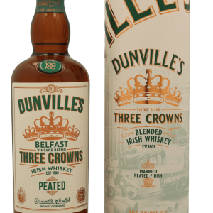 Dunville’s Three Crowns Peated 70cl Blended Whisky + Giftbox