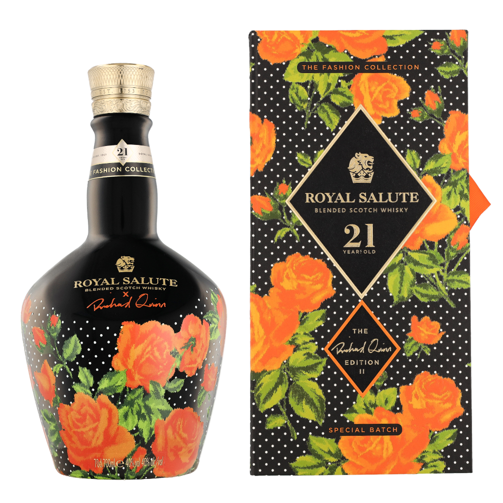 Chivas Regal 21 Years Richard Quinn Orange Roses